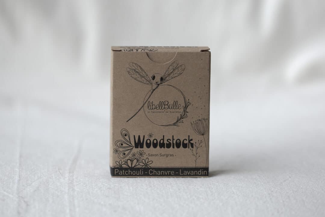 étui du savon Woodstock