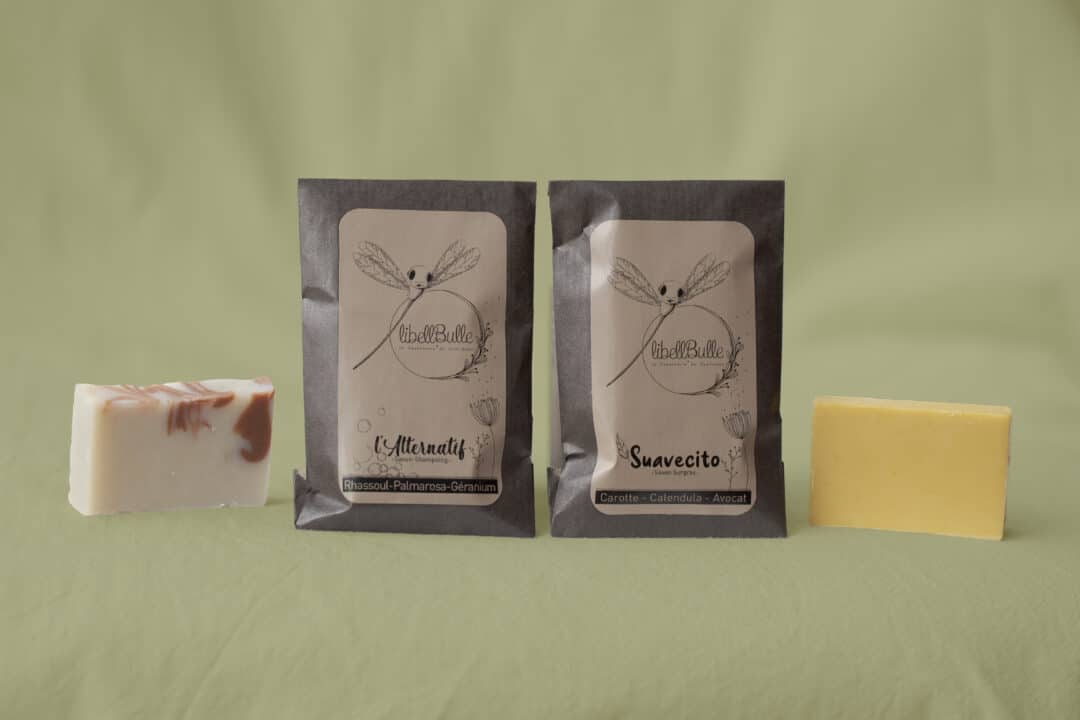 Savons "invités" de 25g pour les professionnels du tourisme : Suavecito + L'Alternatif